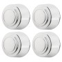 [US Warehouse] 4 PCS 8 Lug Chrome Wheel Center Hub Caps Nut Covers for Ford Truck Van